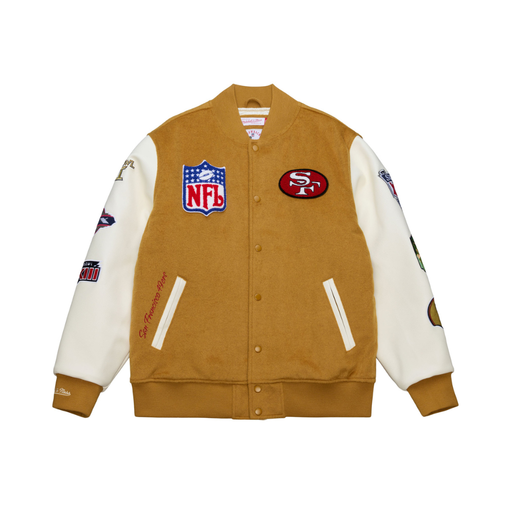 San Francisco 49ers Dusted Varsity NFL Jacke - Mitchell & Ness