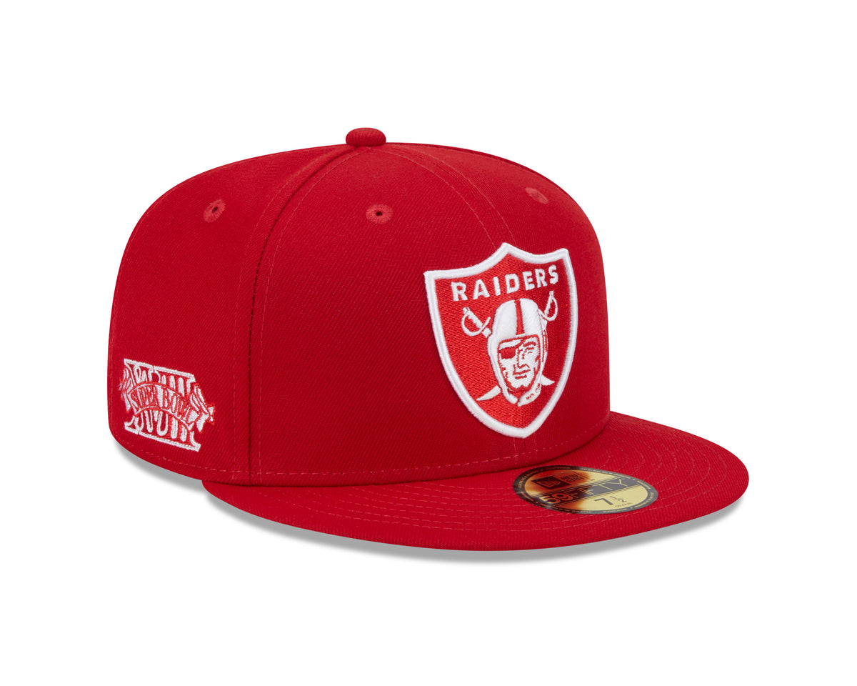 Las Vegas Raiders Scarlet Basic 59FIFTY Fitted Cap - New Era