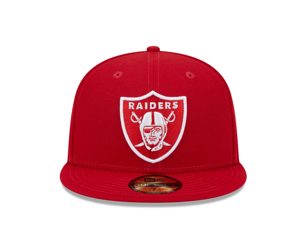 Las Vegas Raiders Scarlet Basic 59FIFTY Fitted Cap - New Era