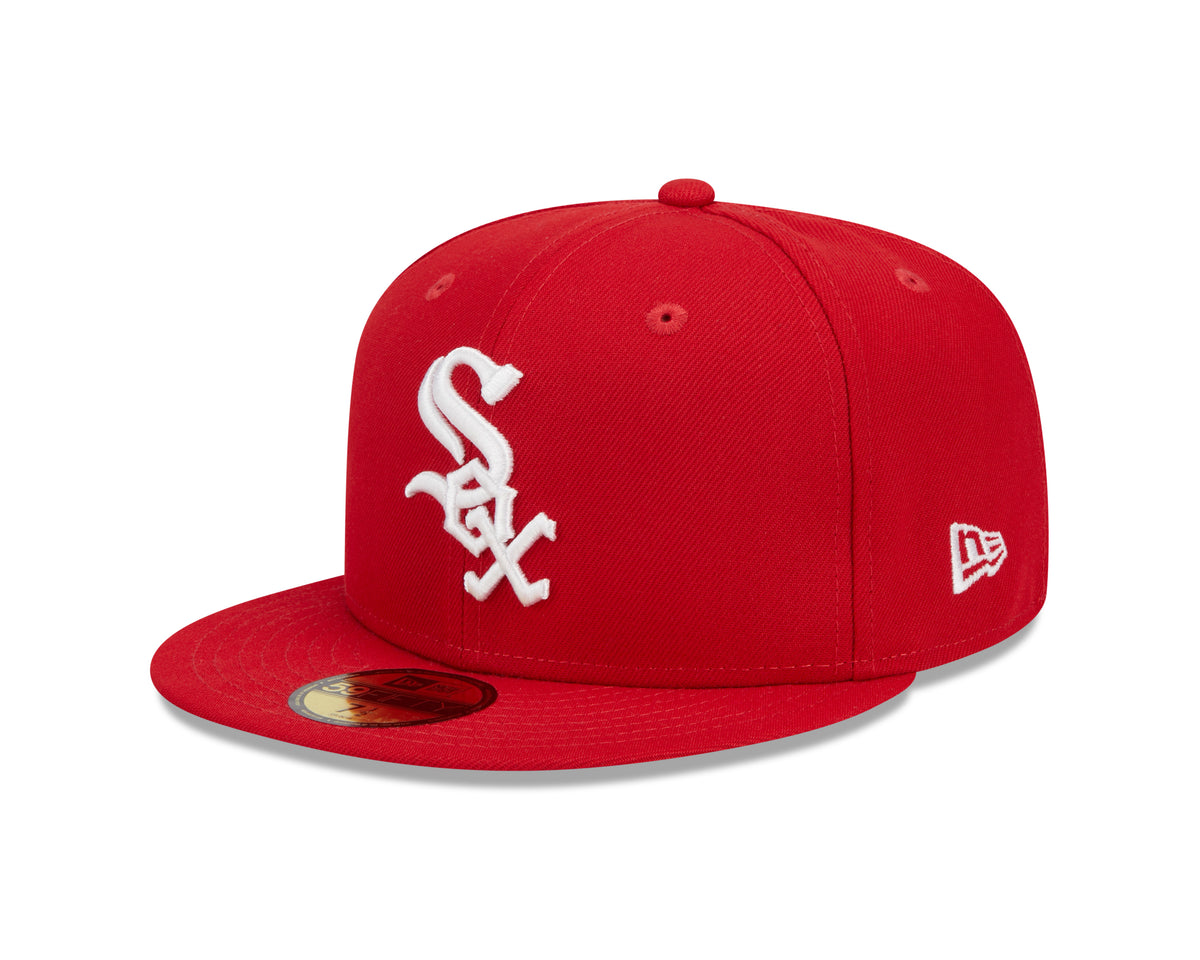 Chicago White Sox Scarlet Basic 59FIFTY Fitted Cap - New Era