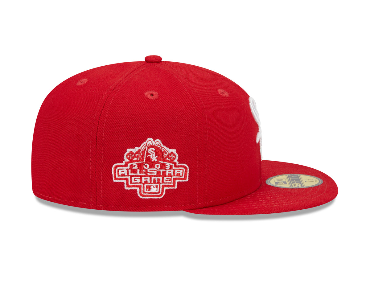 Chicago White Sox Scarlet Basic 59FIFTY Fitted Cap - New Era