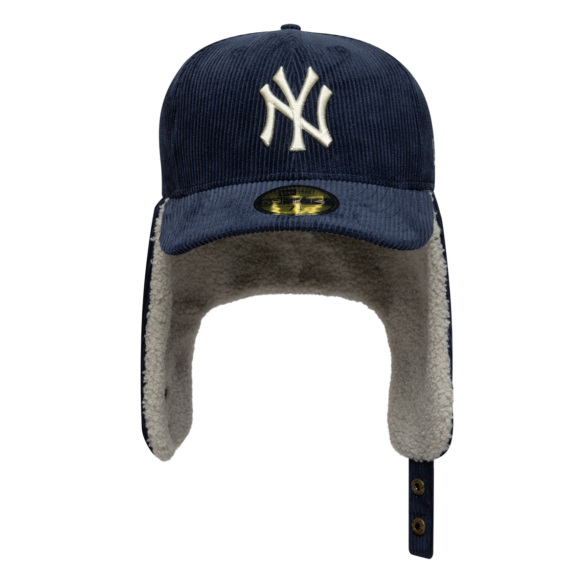 New York Yankees Corduroy Navy 59Fifty Dogear Fitted Cap - New Era