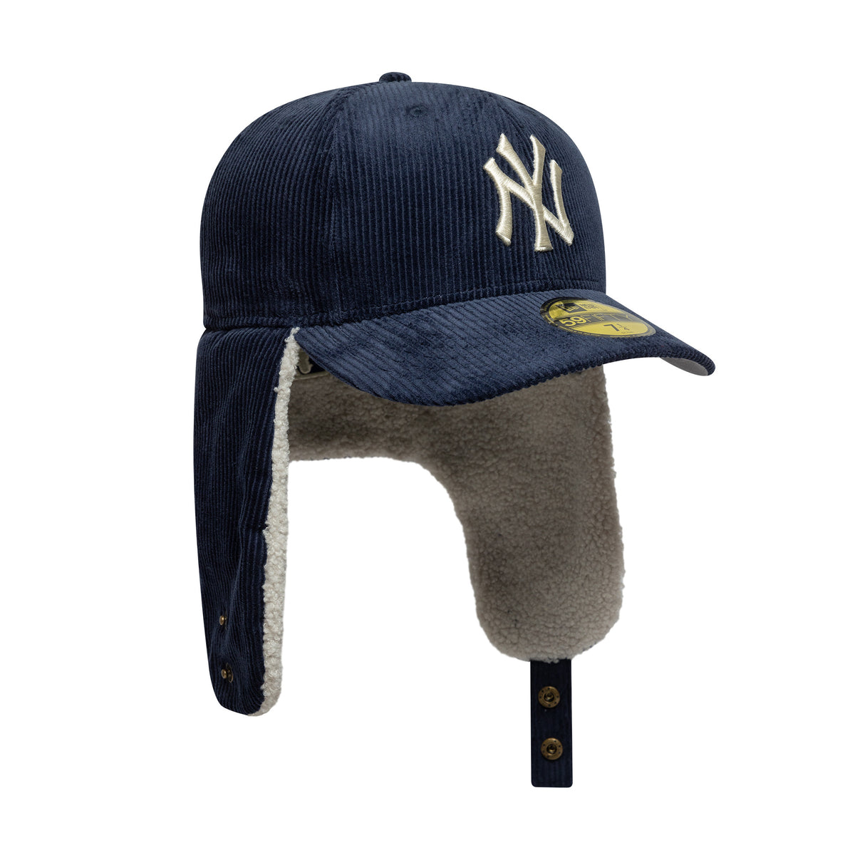 New York Yankees Corduroy Navy 59Fifty Dogear Fitted Cap - New Era