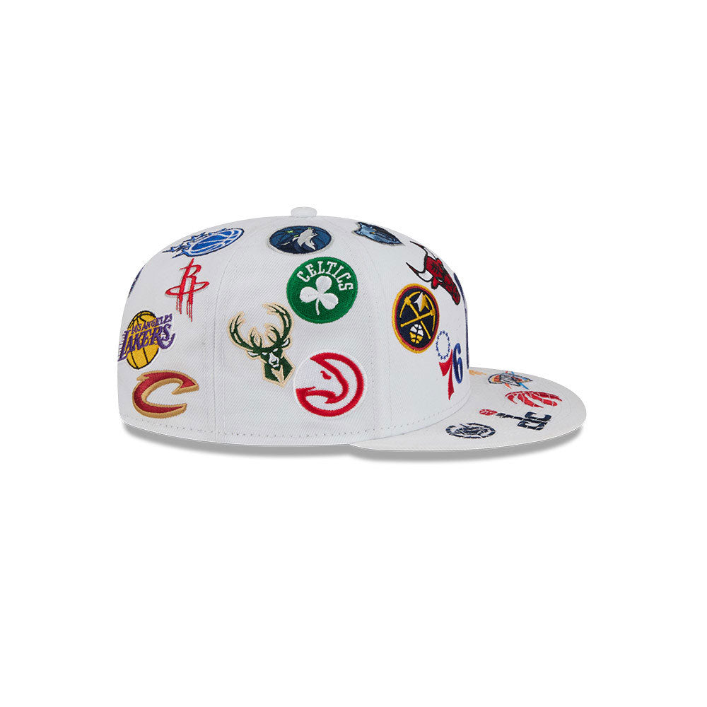 NBA White All over 59FIFTY Fitted Cap - New Era