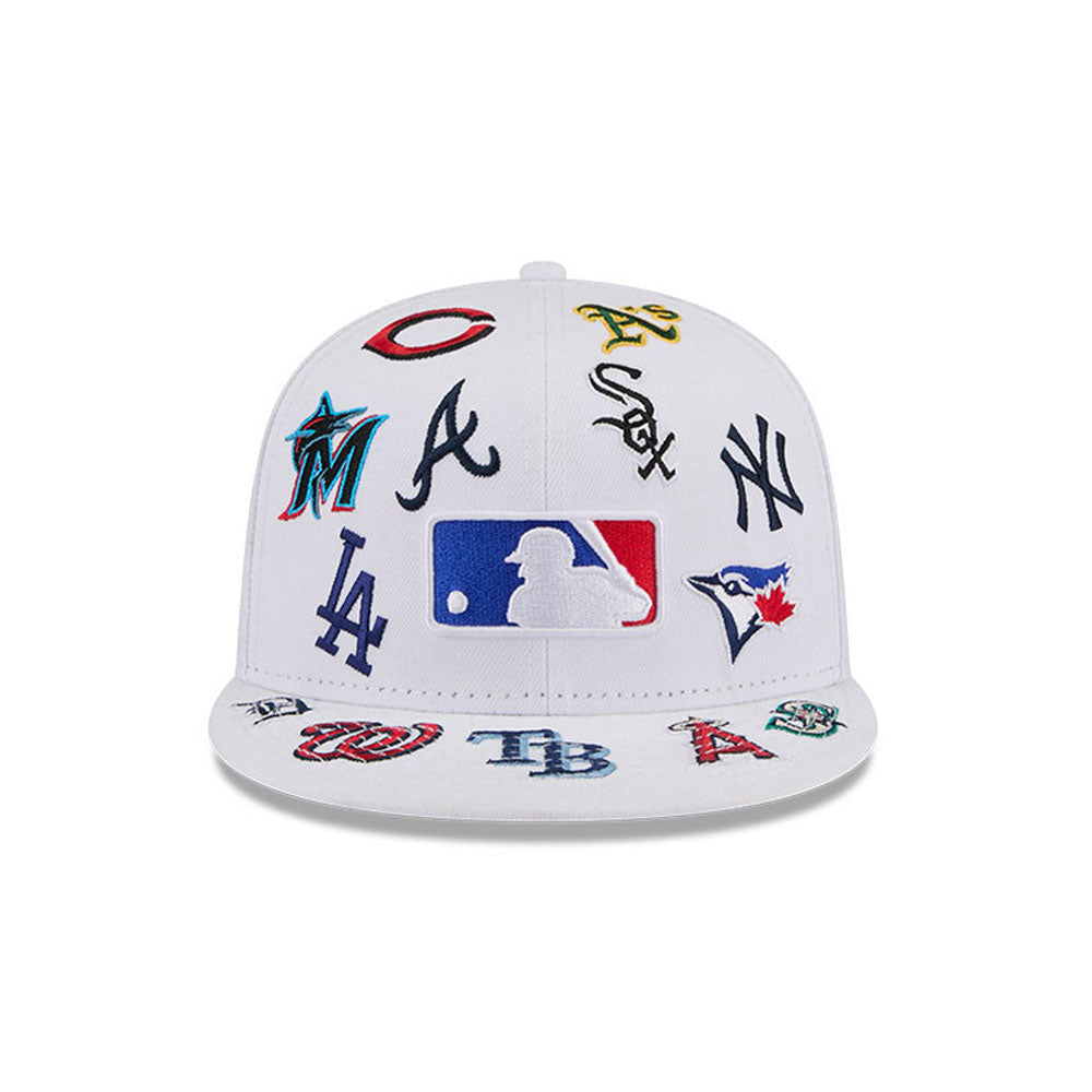 MLB White All Over 59FIFTY Fitted Cap - New Era