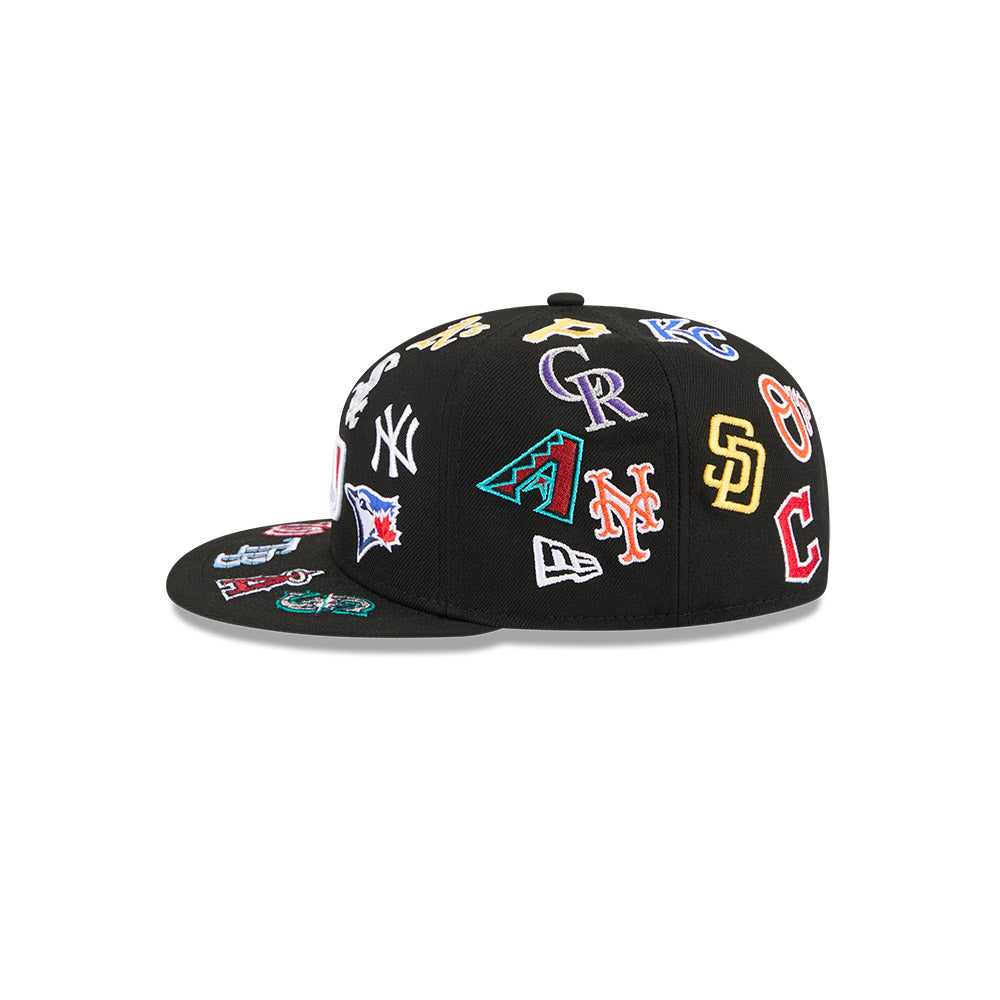 MLB Black All Over 59FIFTY Fitted Cap - New Era