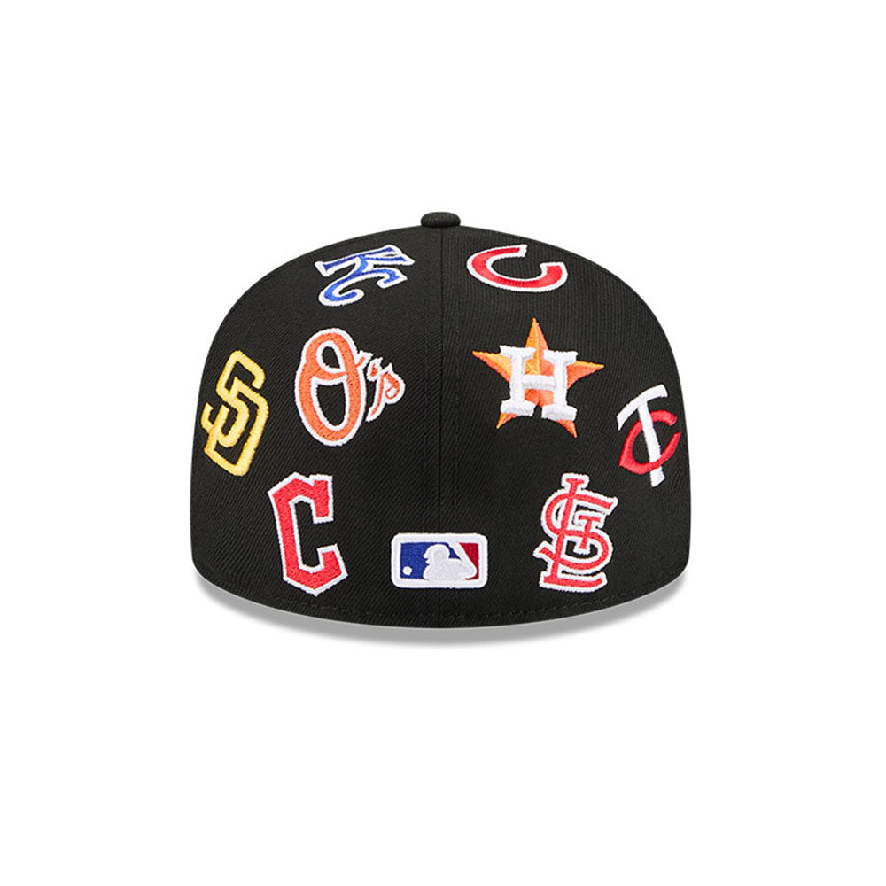 MLB Black All Over 59FIFTY Fitted Cap - New Era