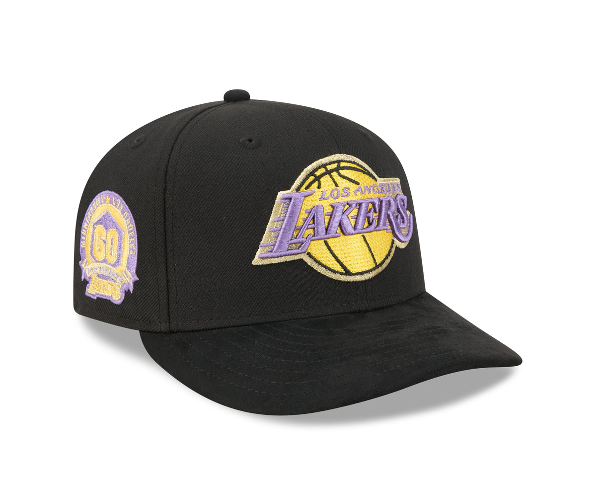 Los Angeles Lakers Hardwood Classics Side Patch 9FIFTY Snapback Cap - New Era