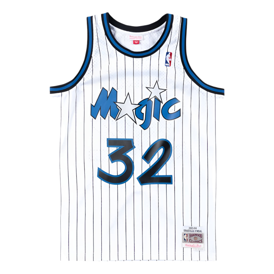 Orlando Magic Shaquille O'Neal White 1993/94 Hardwood Classics Swingman Player Jersey - Mitchell & Ness