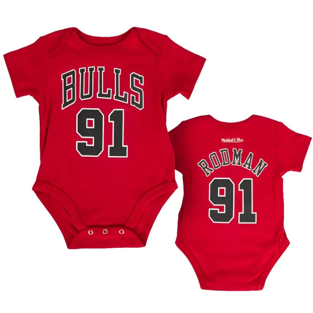 Denis Rodman Chicago Bulls Mitchell & Ness Baby Body