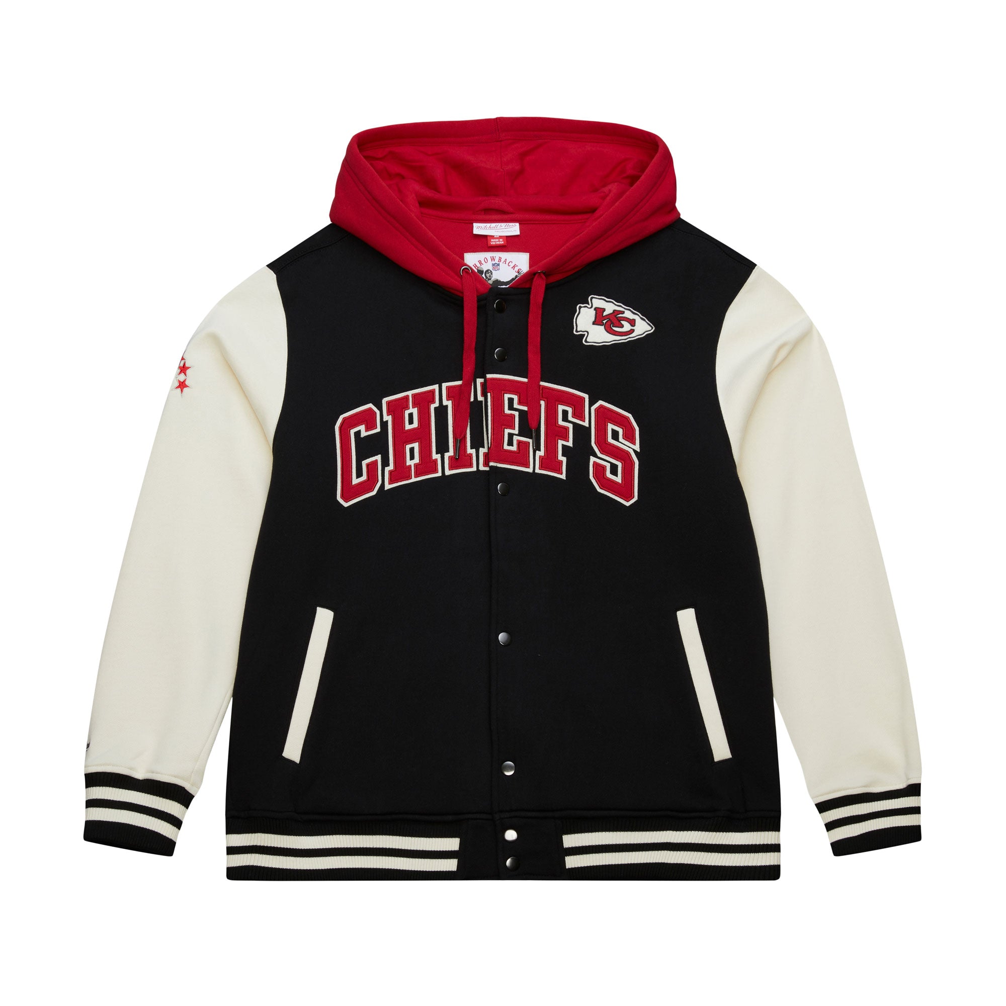 Kansas City Chiefs Rinkside Fleece Full-Snap Jacket - Mitchell & Ness