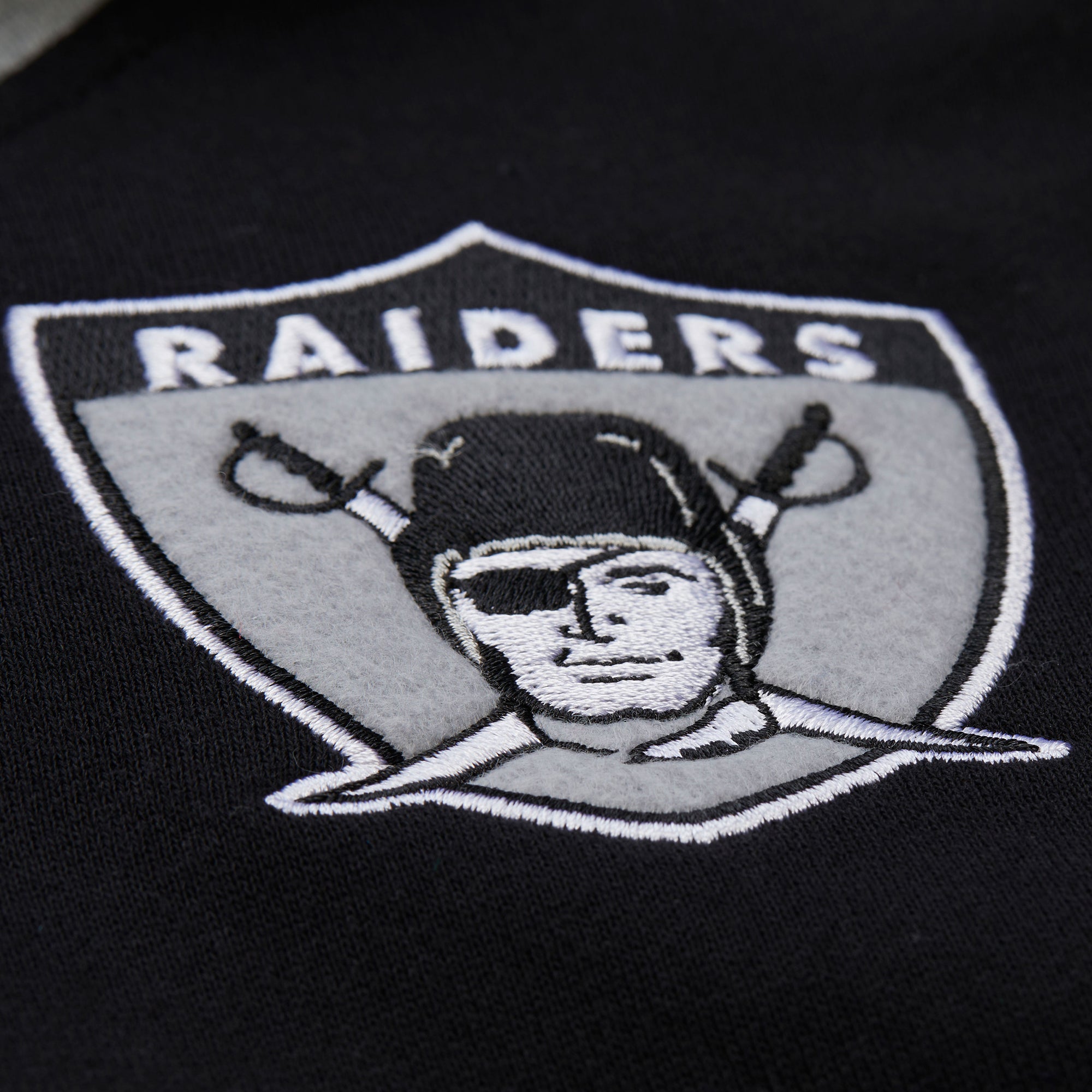 Las Vegas Raiders Rinkside Fleece Full-Snap Jacket - Mitchell & Ness