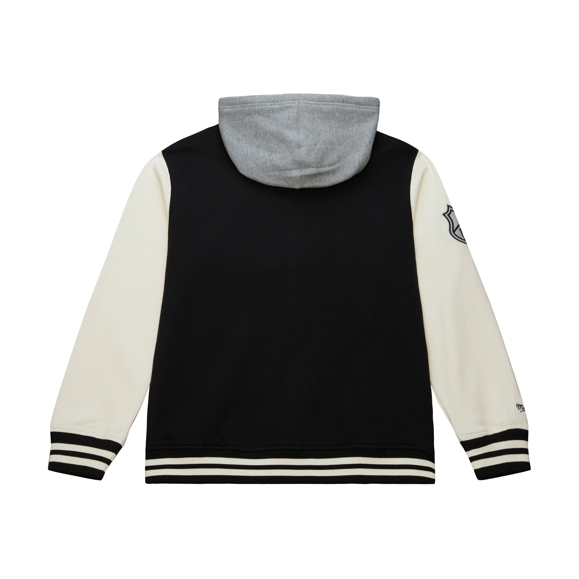 Los Angeles Kings Black Rinkside Fleece Full-Snap Jacket - Mitchell & Ness