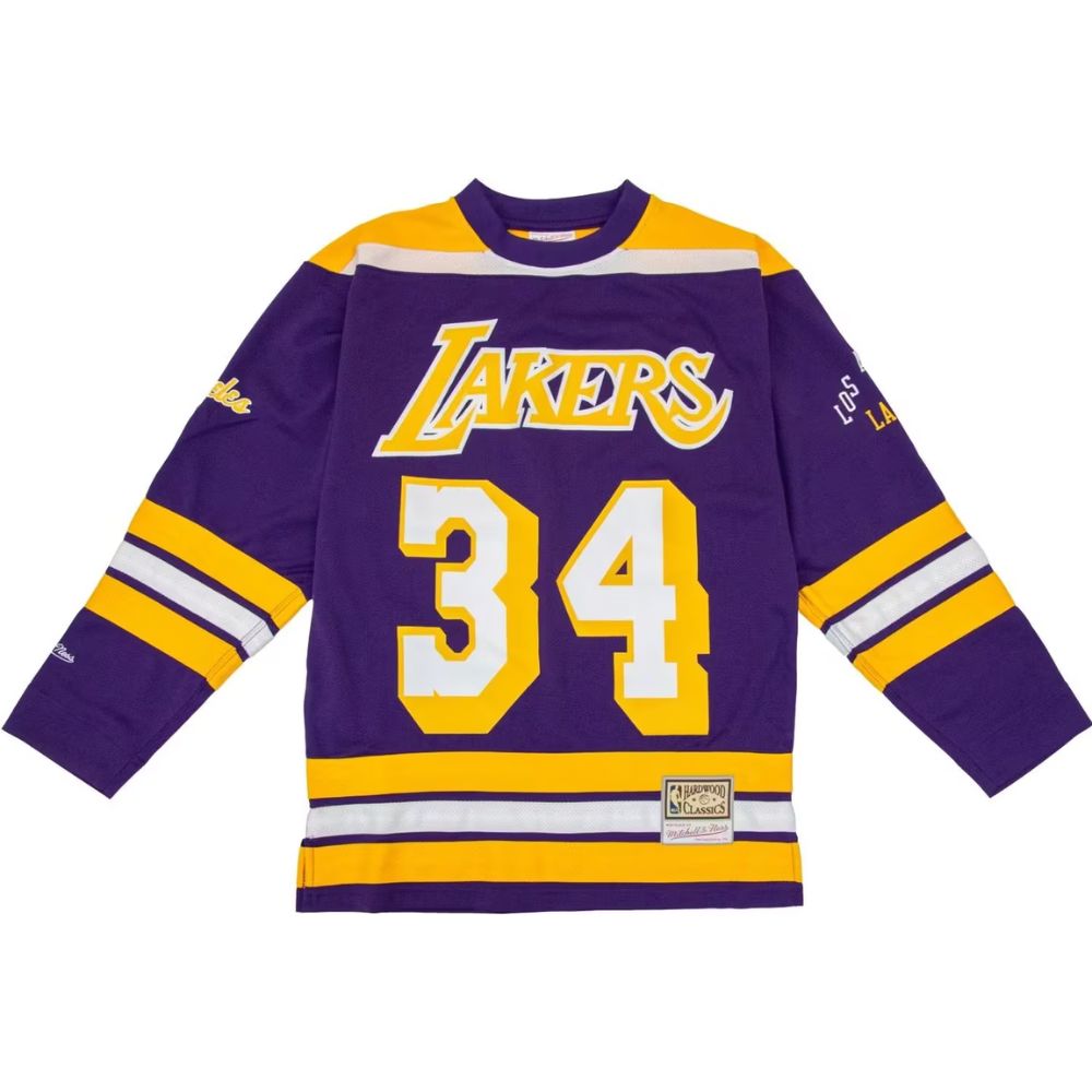 Los Angeles Lakers Hockey Jersey Shaquille O’Neal - Mitchell & Ness