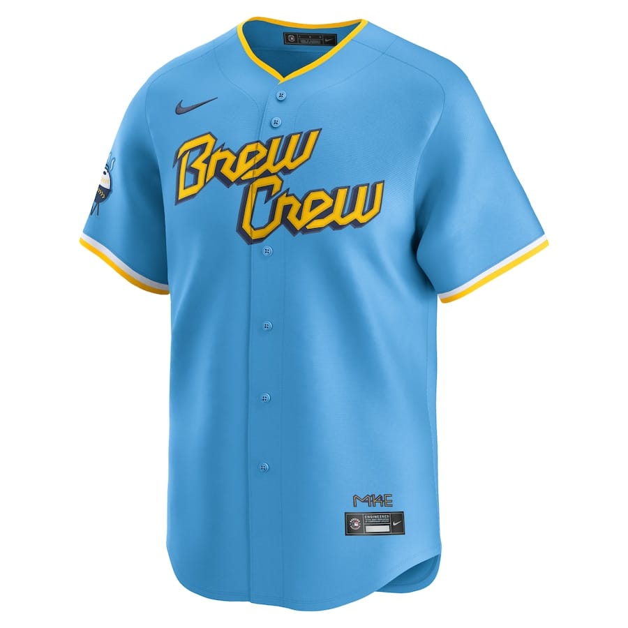 Milwaukee Brewers Offizielles Replica City Connect Trikot – Nike