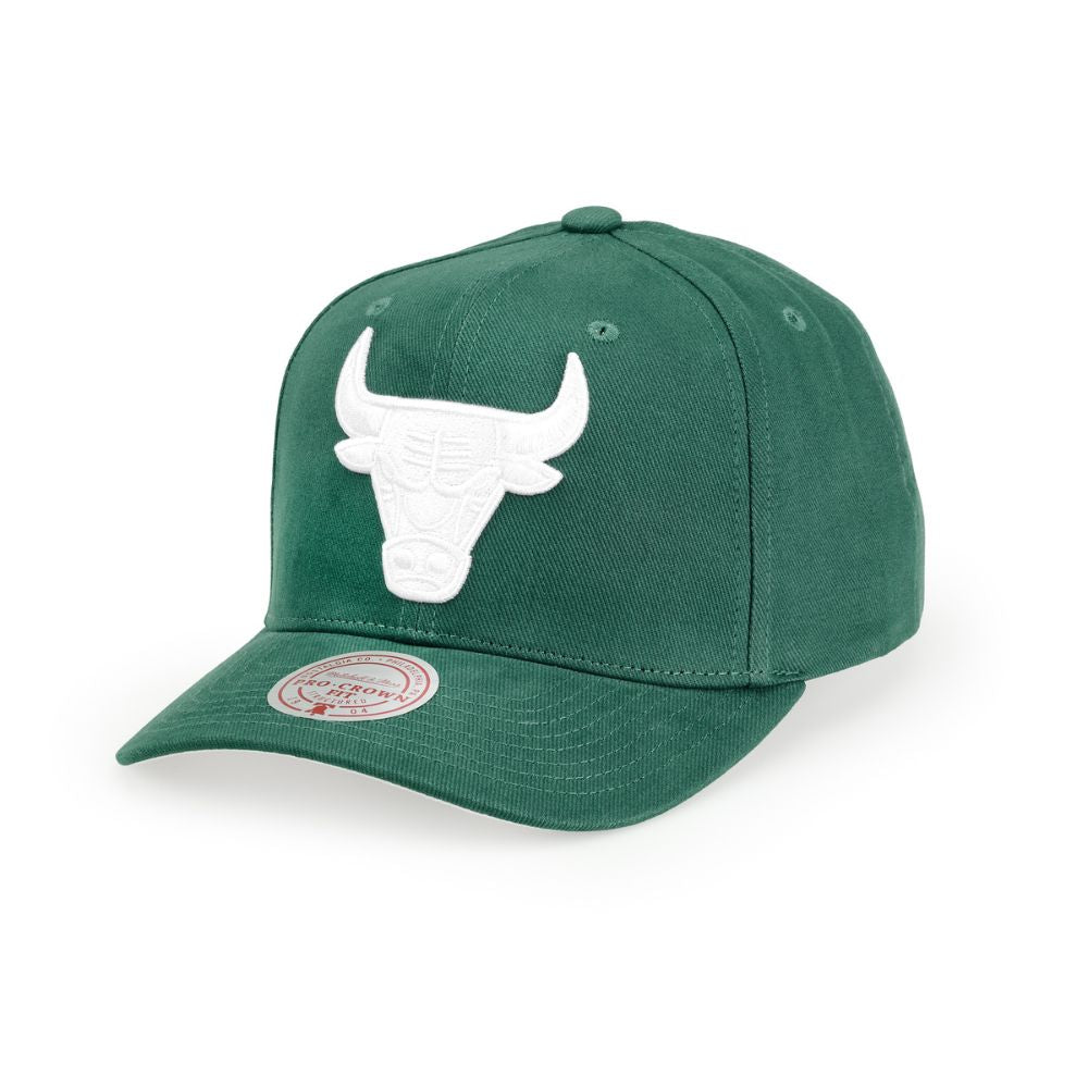 Chicago Bulls Green Team Pro Crown Adjustable - Mitchell & Ness