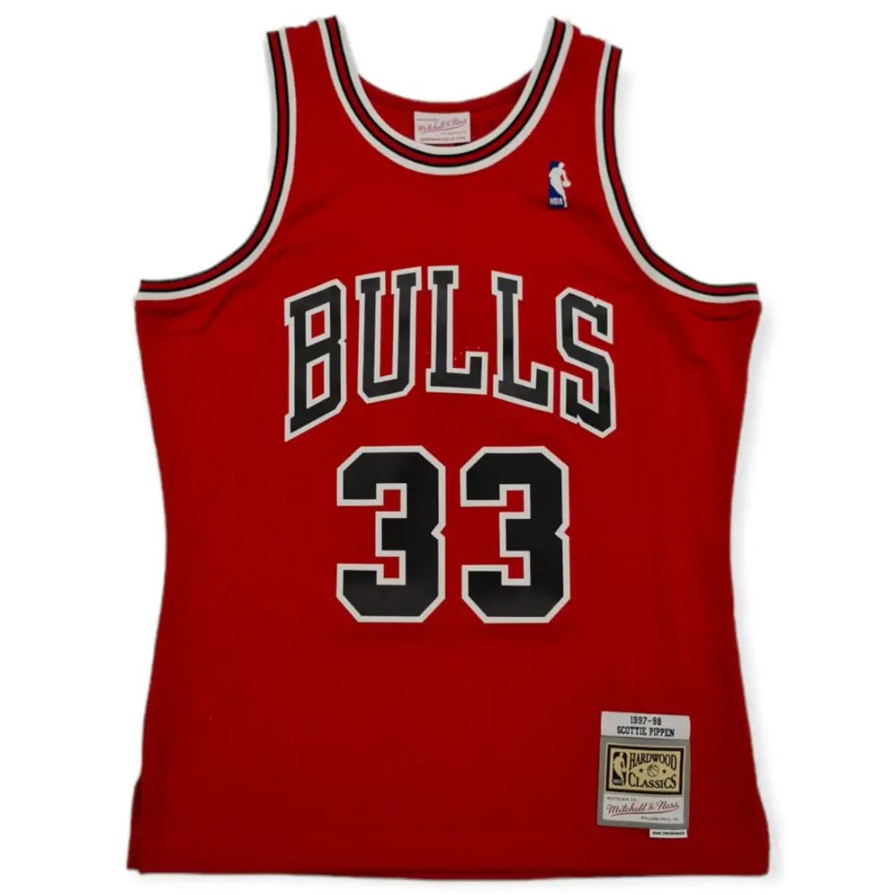 Chicago Bulls Scottie Pippen Red 1997/98 Hardwood Classics Swingman Player Jersey - Mitchell & Ness