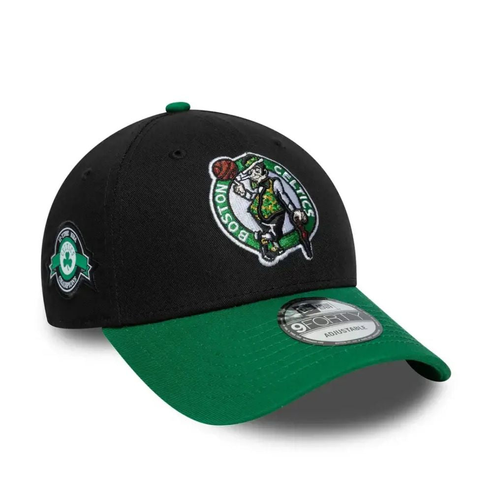 Boston Celtics NBA Side Patch 9FORTY Verstellbare Cap - New Era