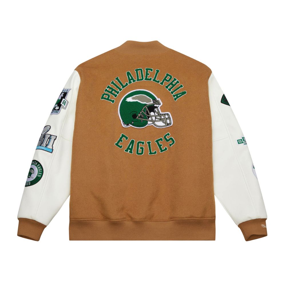 Philadelphia Eagles Dusted Varsity NFL Jacke - Mitchell&Ness