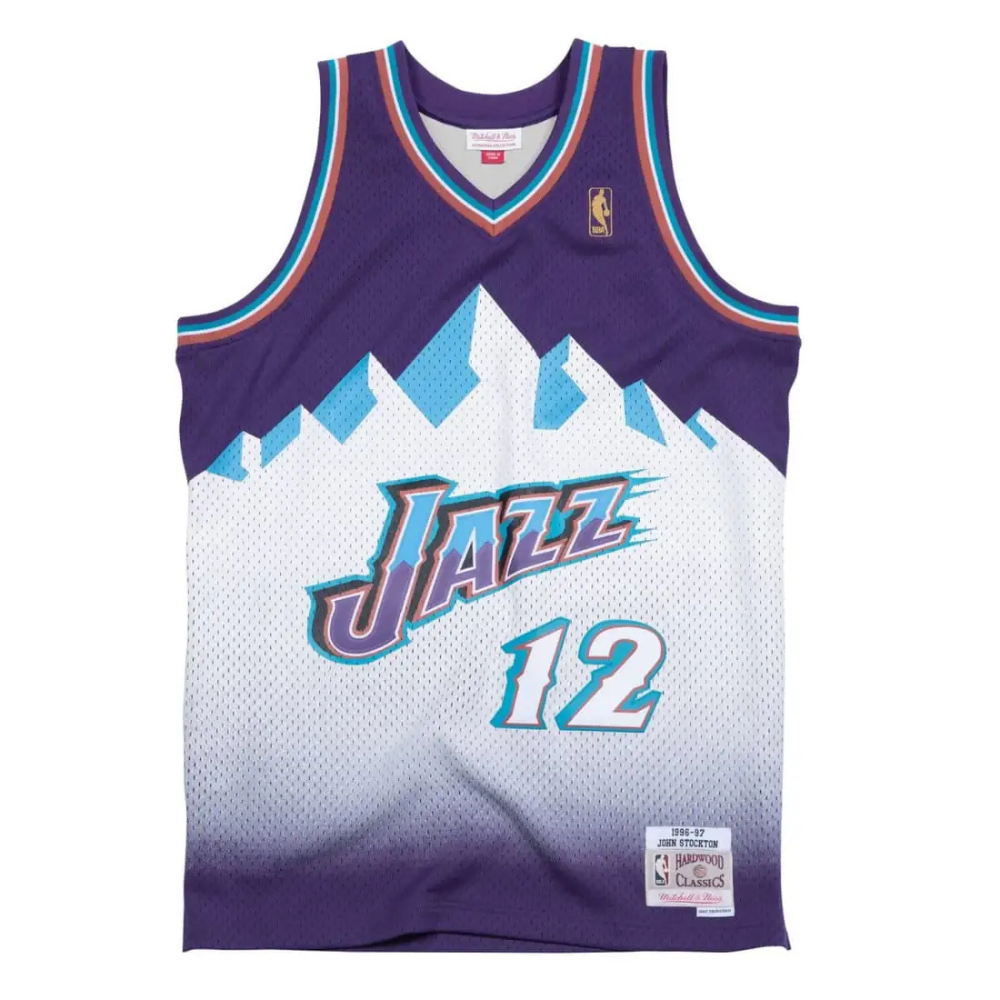 Utah Jazz John Stockton Mitchell&Ness Swingman 2.0 Jersey
