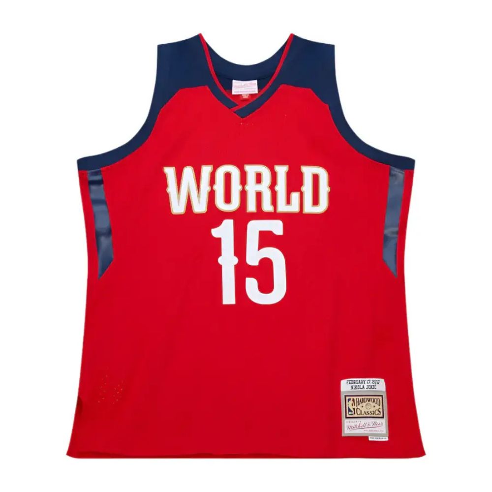 Nikola Jokic Red NBA Rising Stars Game 2017 Swingman Jersey - Mitchell & Ness