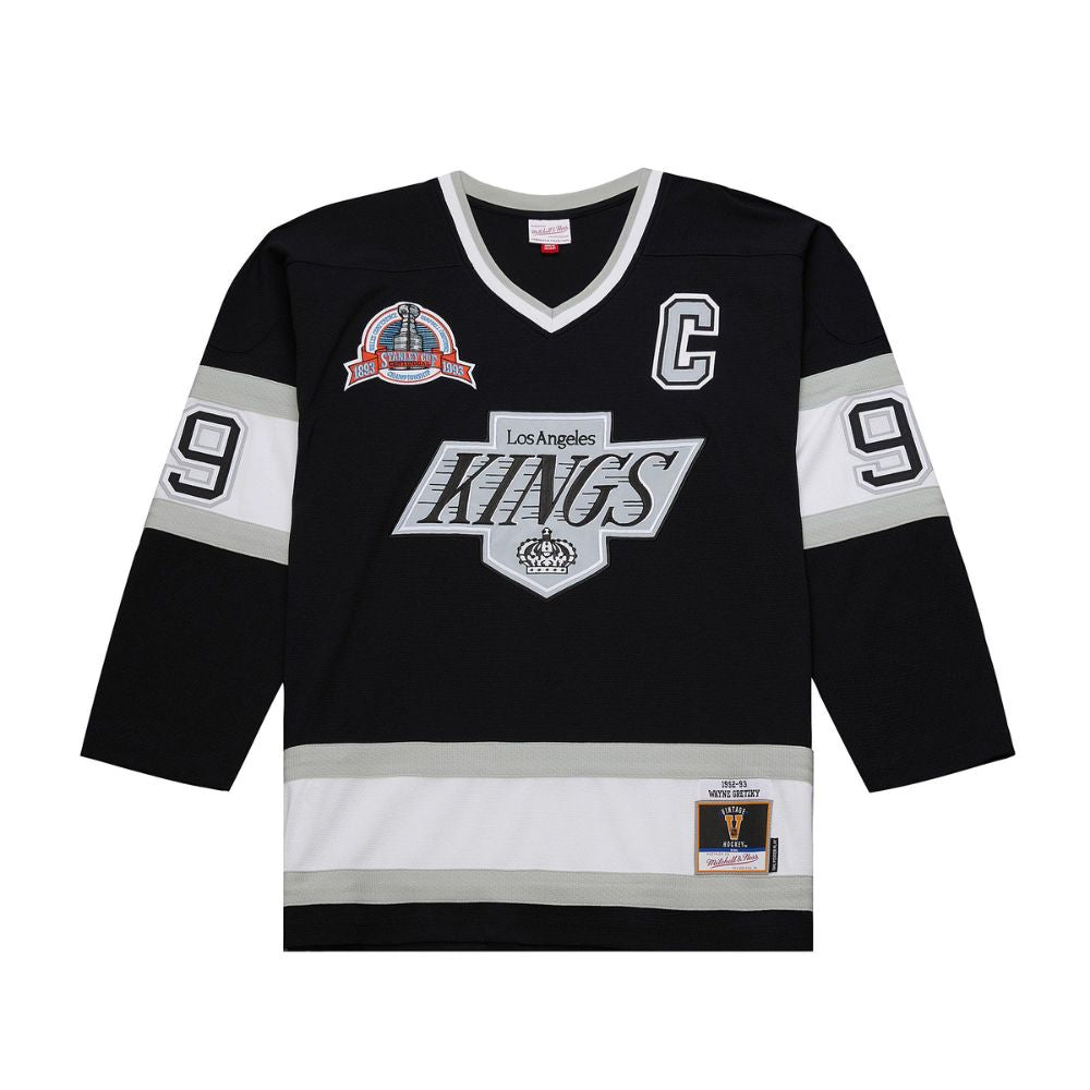 Wayne Gretzky Los Angeles Kings 1992-93 Black Power Play Player Jersey