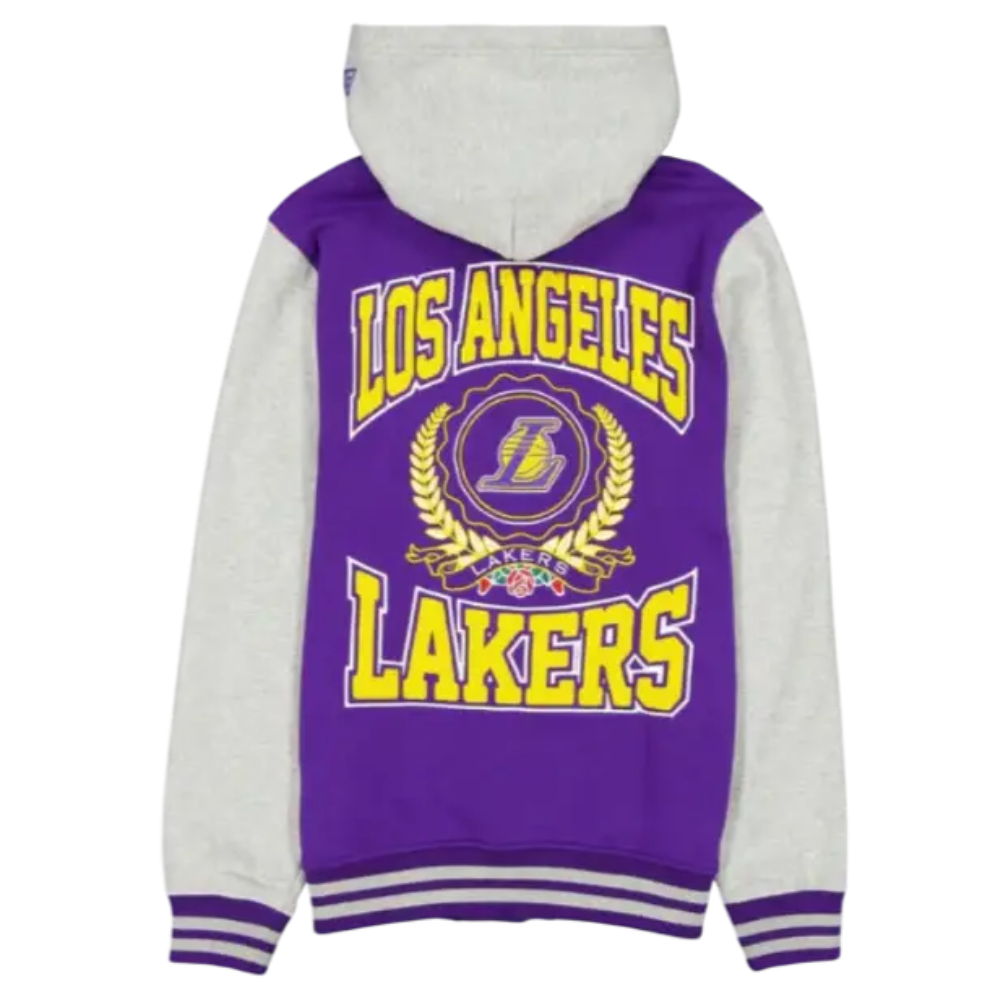 Los Angeles Lakers Throwback Prep New Era Jacket