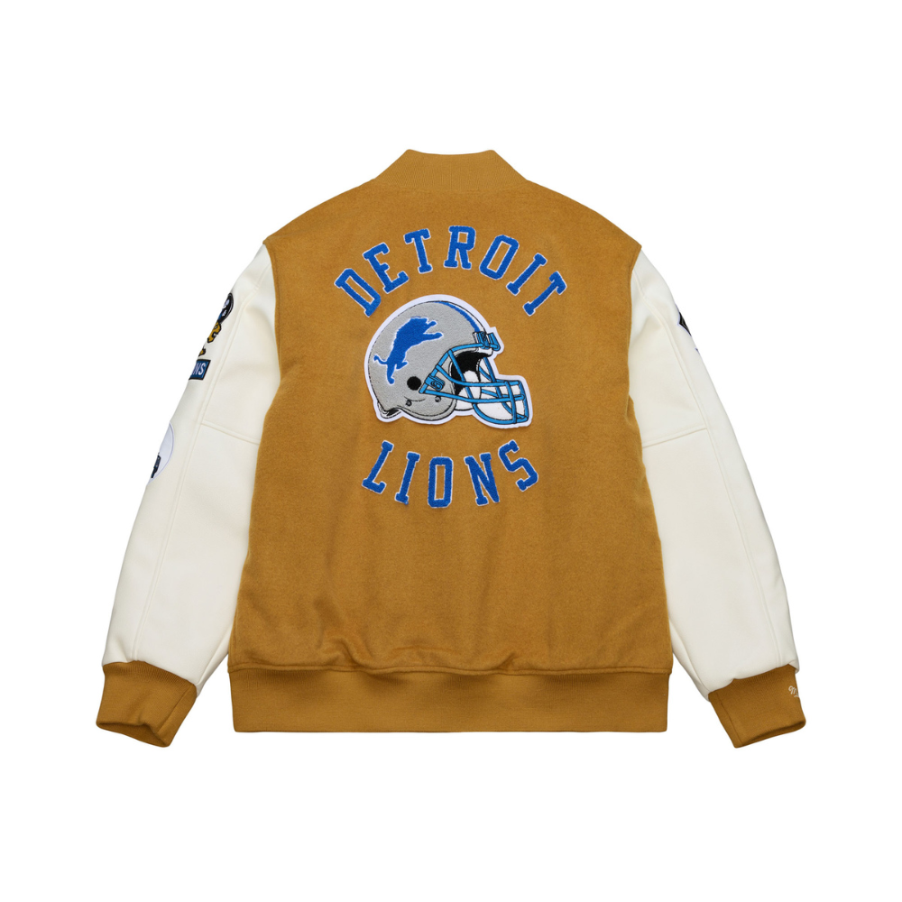 Detroit Lions Dusted Varsity NFL Jacke - Mitchell & Ness
