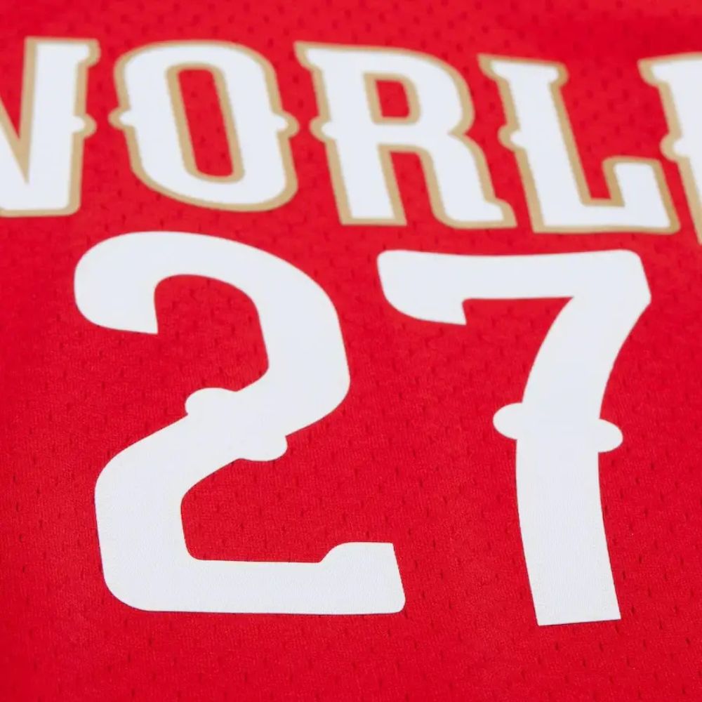 Jamal Murray Red NBA Rising Stars Game 2017 Swingman Jersey - Mitchell & Ness