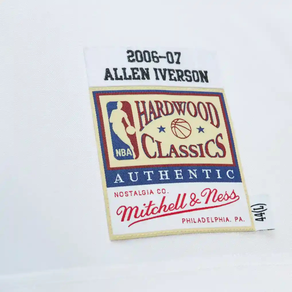 Denver Nuggets Allen Iverson 2006-07 White Authentic Jersey - Mitchell & Ness