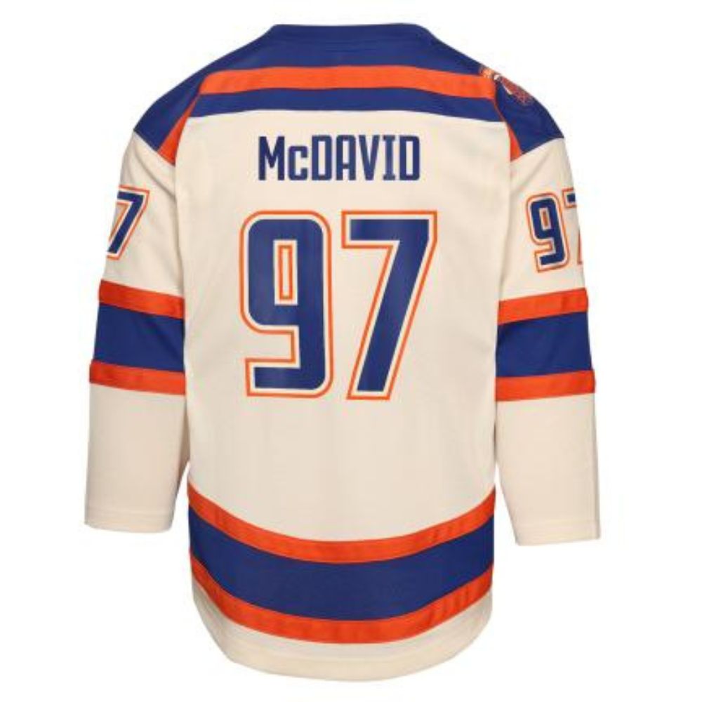 Edmonton Oilers Connor McDavid Replica Youth Jersey