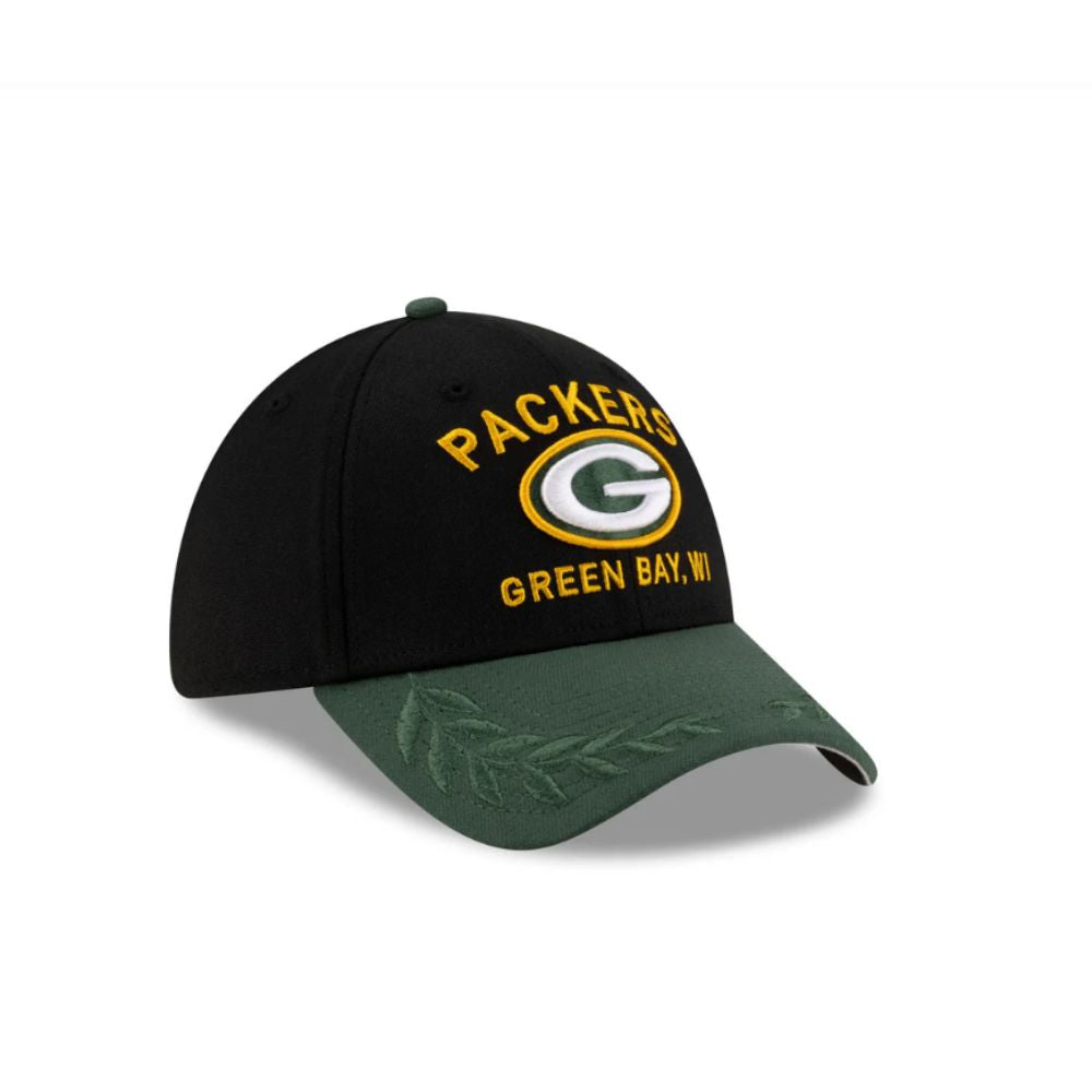 Green Bay Packers 2025 NFL Draft 39THIRTY Flex Hat Black/Green - New Era