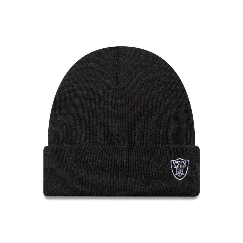 Las Vegas Raiders NFL Mini Logo Cuff Knit Beanie - New Era