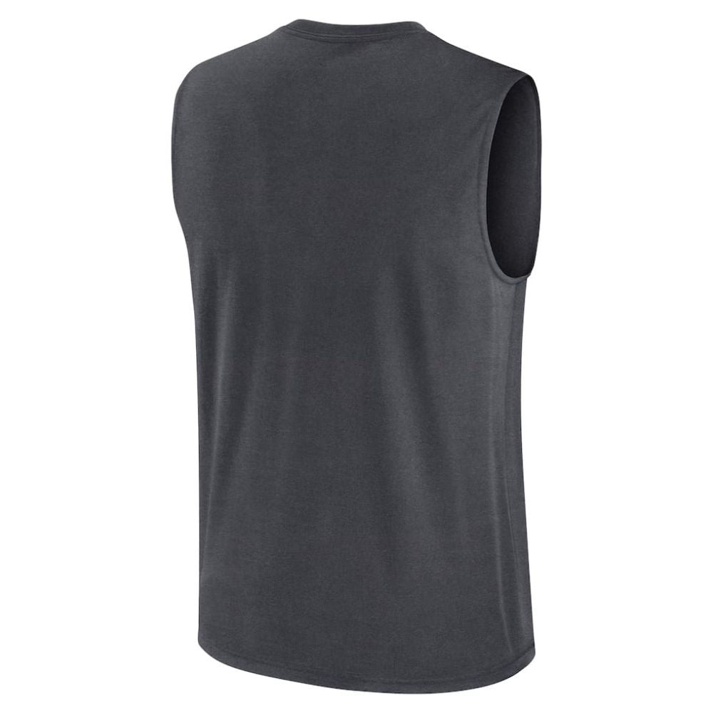 Las Vegas Raiders Charcoal Primetime Legend Fri-Fit Muscle Tank Top - Nike