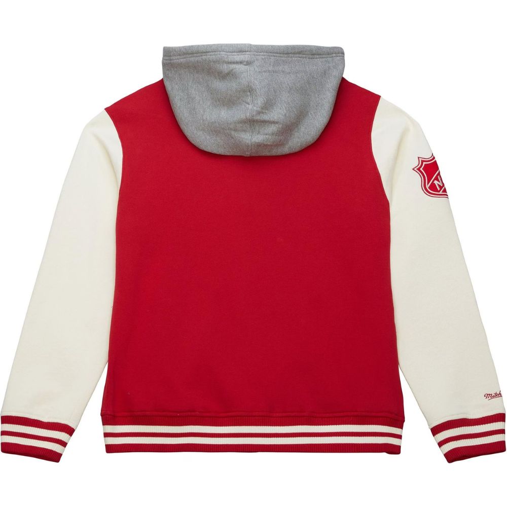 Detroit Red Wings Courtside Fleece Varsity Jacket – Mitchell & Ness