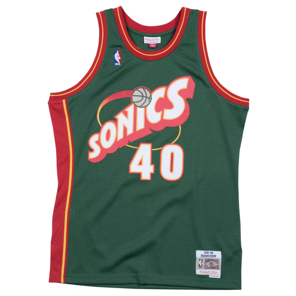 Seattle SuperSonics Shawn Kemp #40 1995-96 NBA Swingman Jersey - Mitchell & Ness