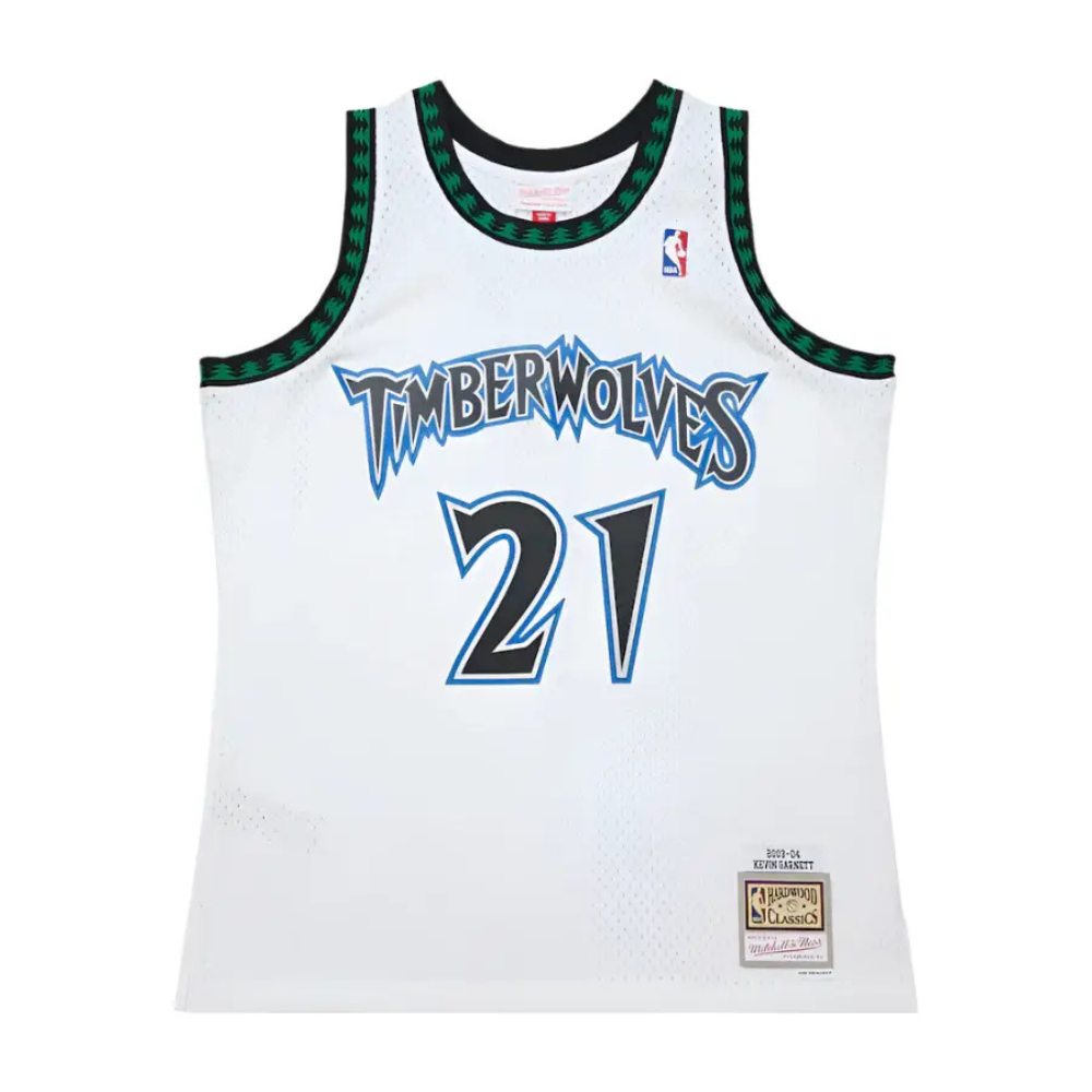 Kevin Garnett White Minnesota Timberwolves 2003/04 Swingman Jersey - Mitchell & Ness