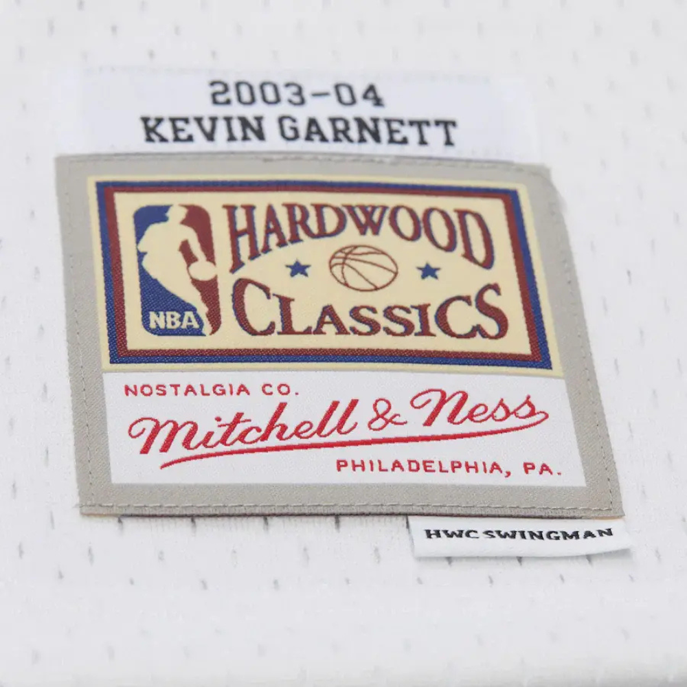 Kevin Garnett White Minnesota Timberwolves 2003/04 Swingman Jersey - Mitchell & Ness