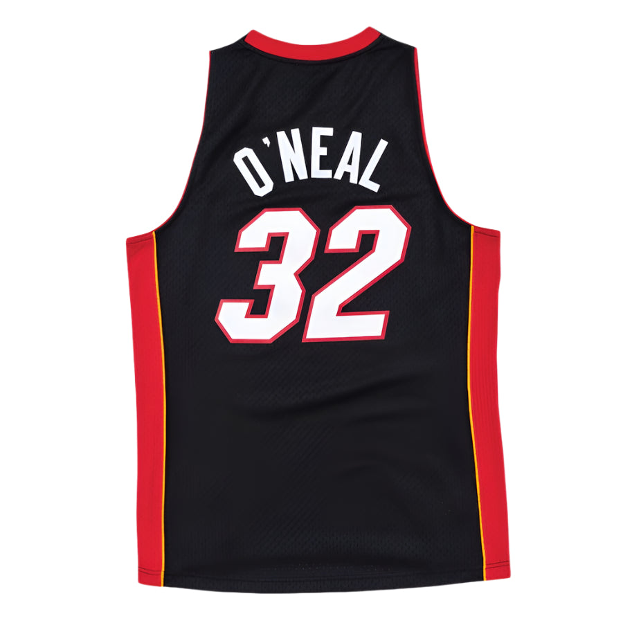 Miami Heat Shaquille O'Neal Black 2005/06 Hardwood Classics Swingman Player Jersey - Mitchell & Ness
