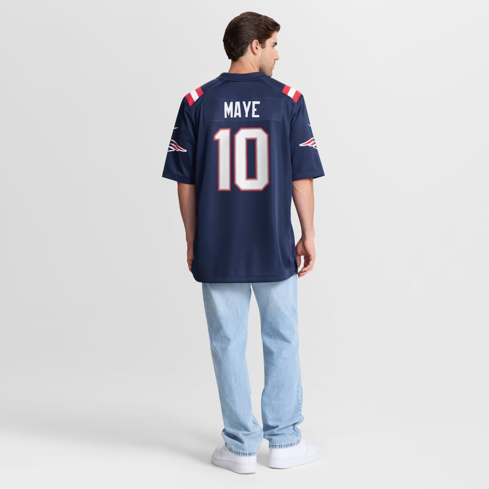 New England Patriots Drake Maye #10 Heimtrikot