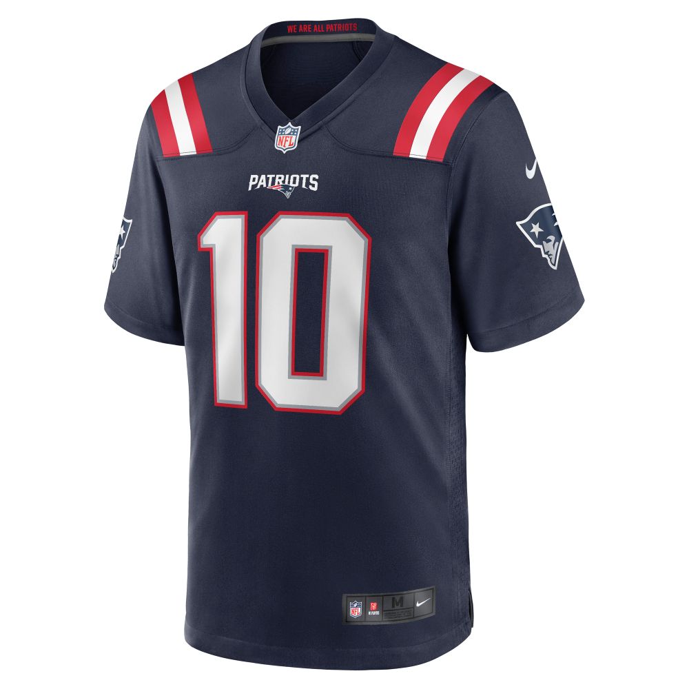 New England Patriots Drake Maye #10 Heimtrikot