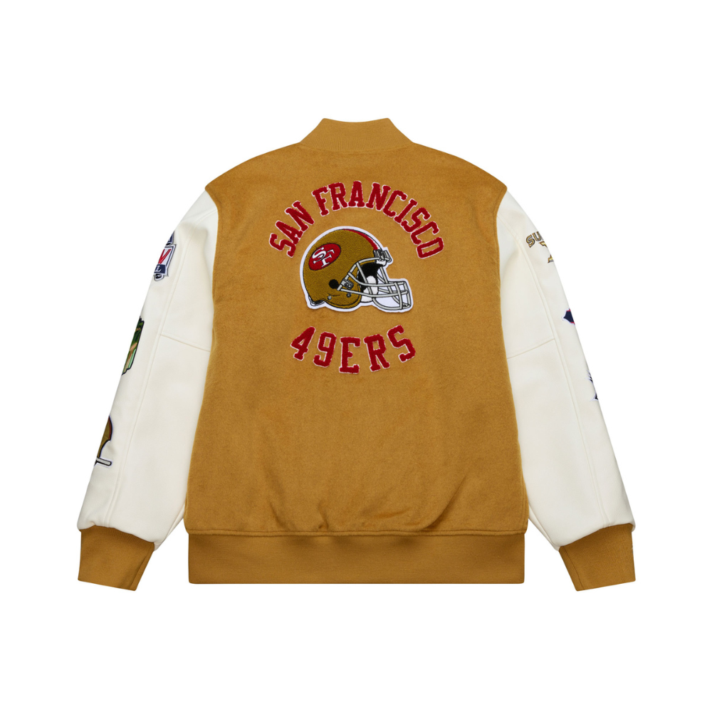 San Francisco 49ers Dusted Varsity NFL Jacke - Mitchell & Ness