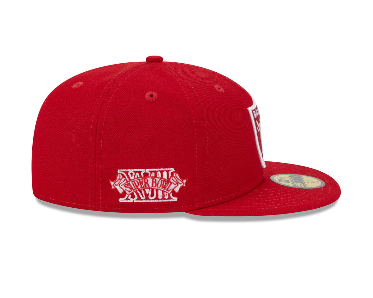 Las Vegas Raiders Scarlet Basic 59FIFTY Fitted Cap - New Era