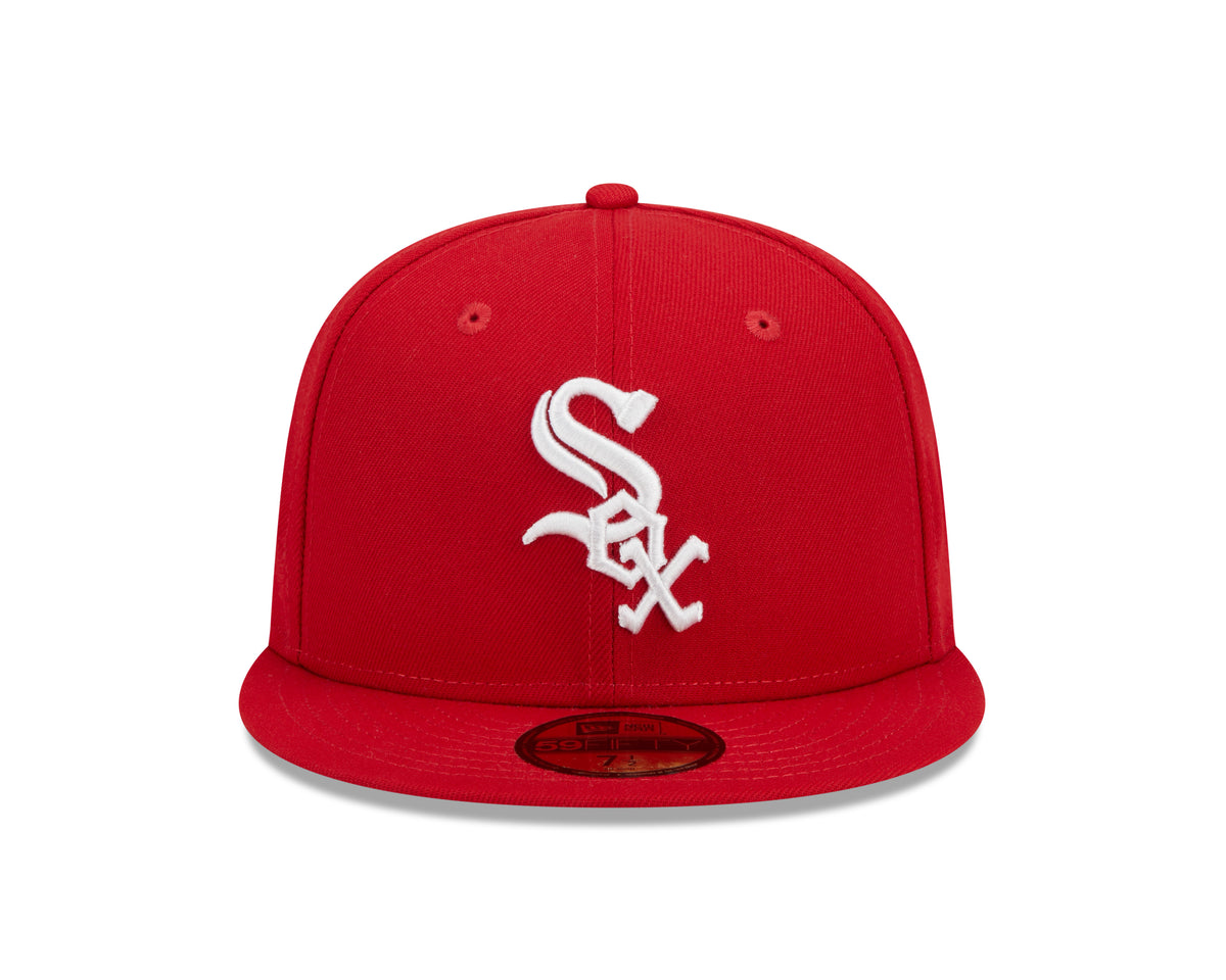 Chicago White Sox  Scarlet Basic 59FIFTY Fitted Cap - New Era
