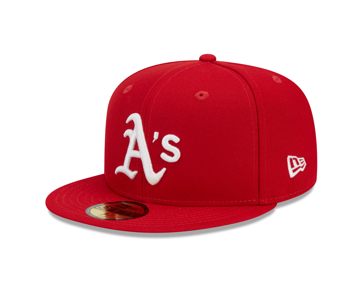 Oakland Athletics Scarlet Basic 59FIFTY Fitted Cap - New Era