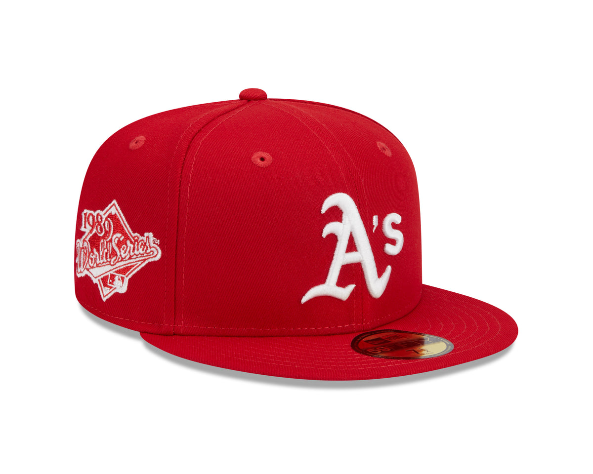 Oakland Athletics Scarlet Basic 59FIFTY Fitted Cap - New Era