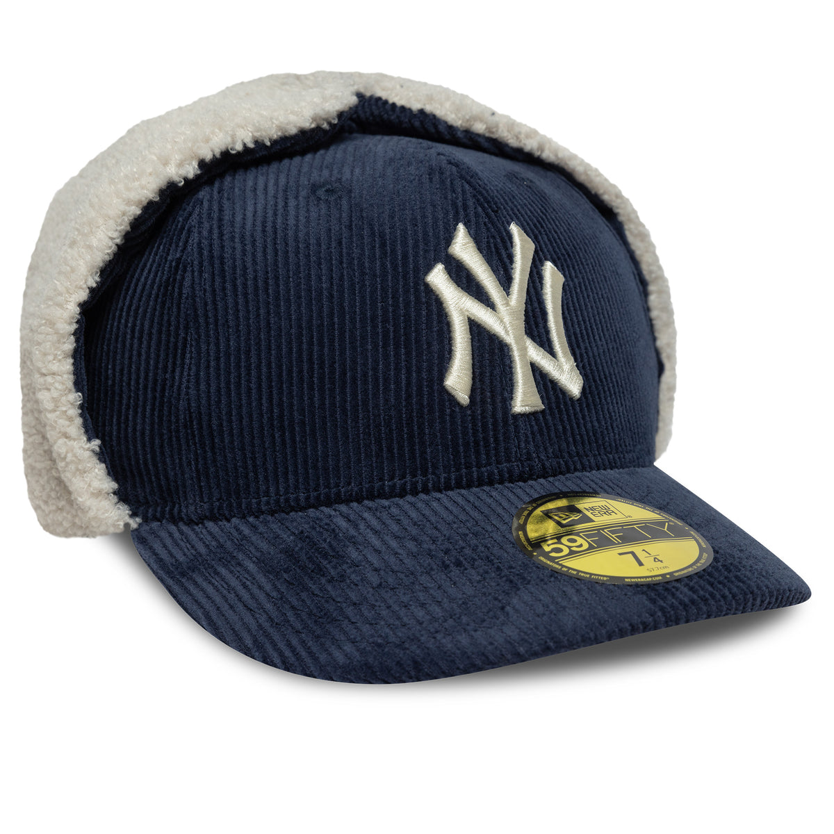 New York Yankees Corduroy Navy 59Fifty Dogear Fitted Cap - New Era