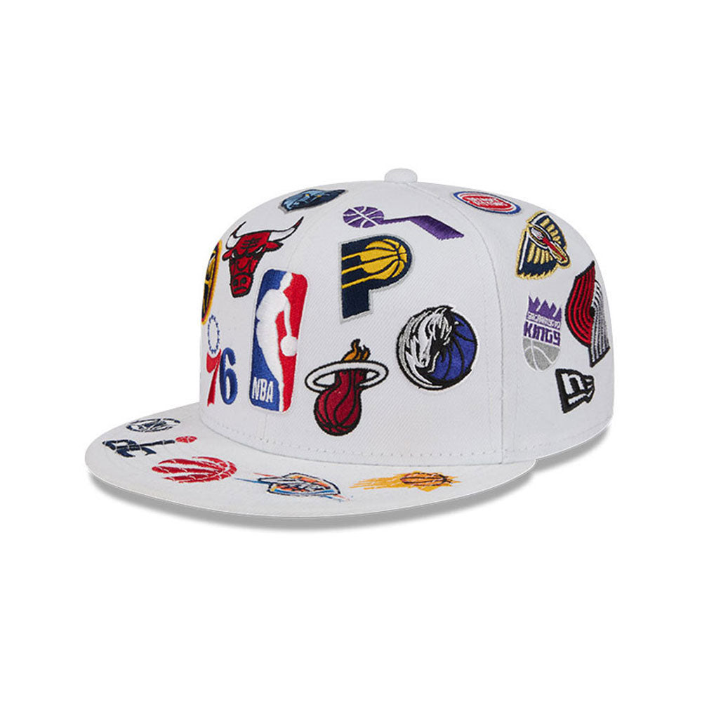NBA White All over 59FIFTY Fitted Cap - New Era