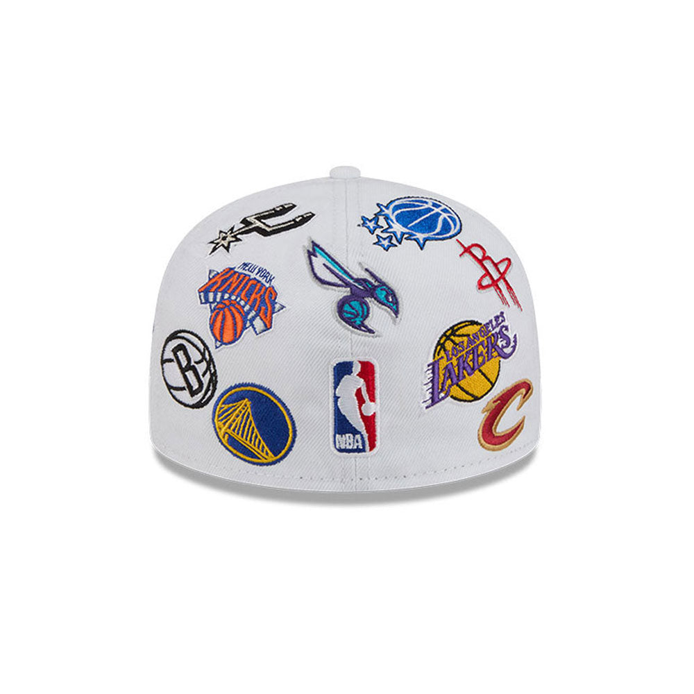 NBA White All over 59FIFTY Fitted Cap - New Era