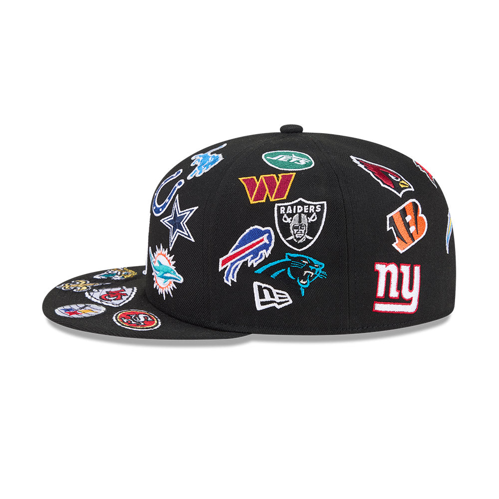 NFL Black All over 59FIFTY Fitted Cap - New Era